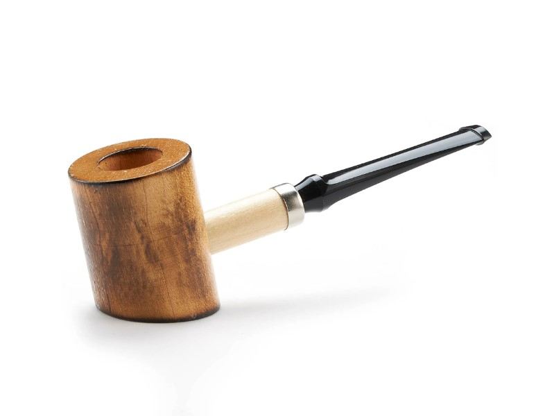 Missouri Meerschaum 2023 Charred Hardwood Poker juharfa pipa, filteres, egyenes szárral